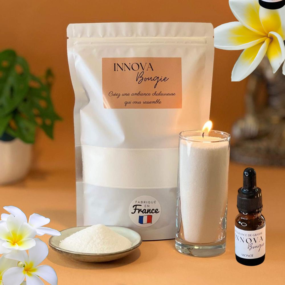 Pack bougie + parfum "EVASION TAHITIENNE"