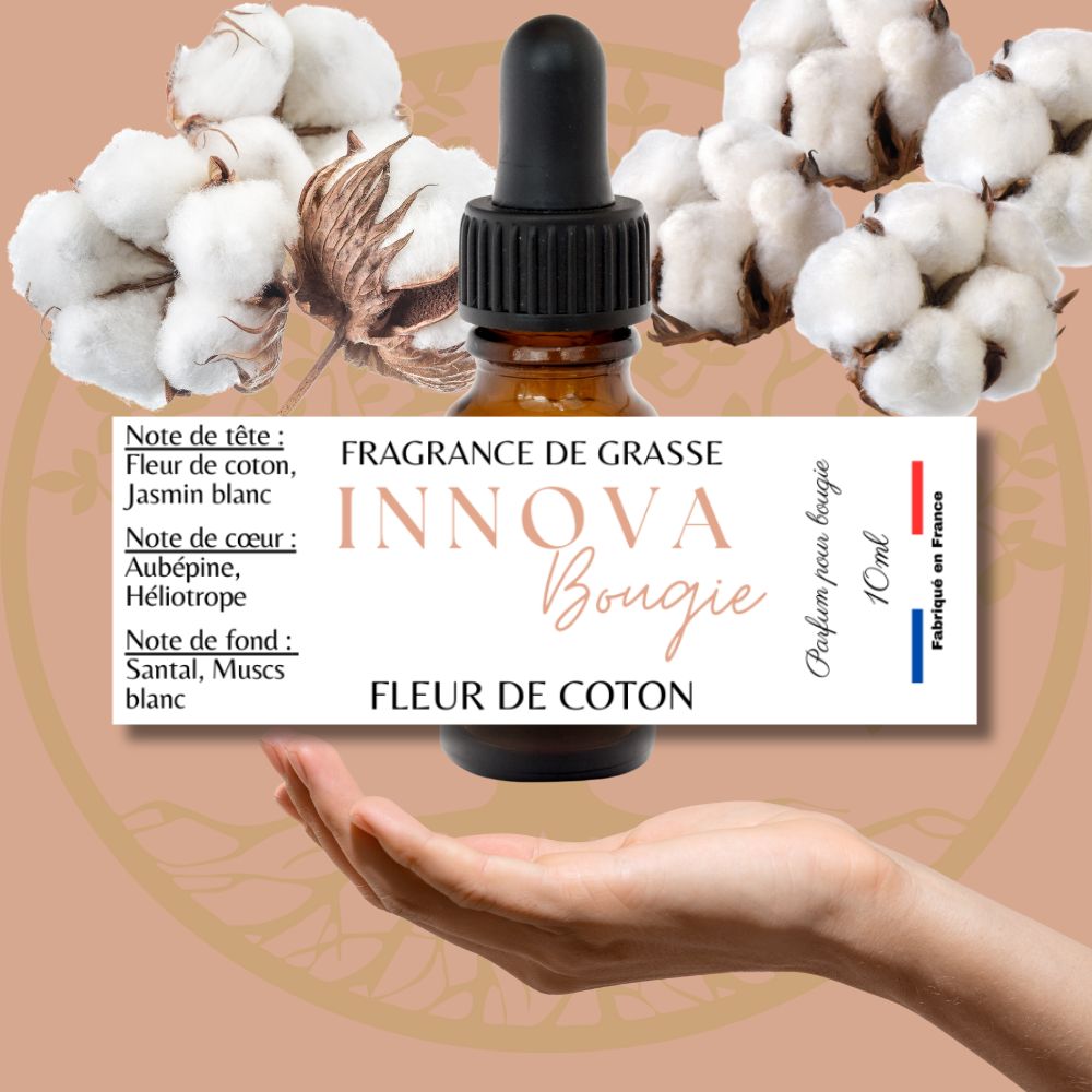 Parfum pour bougie senteur Fleur de coton