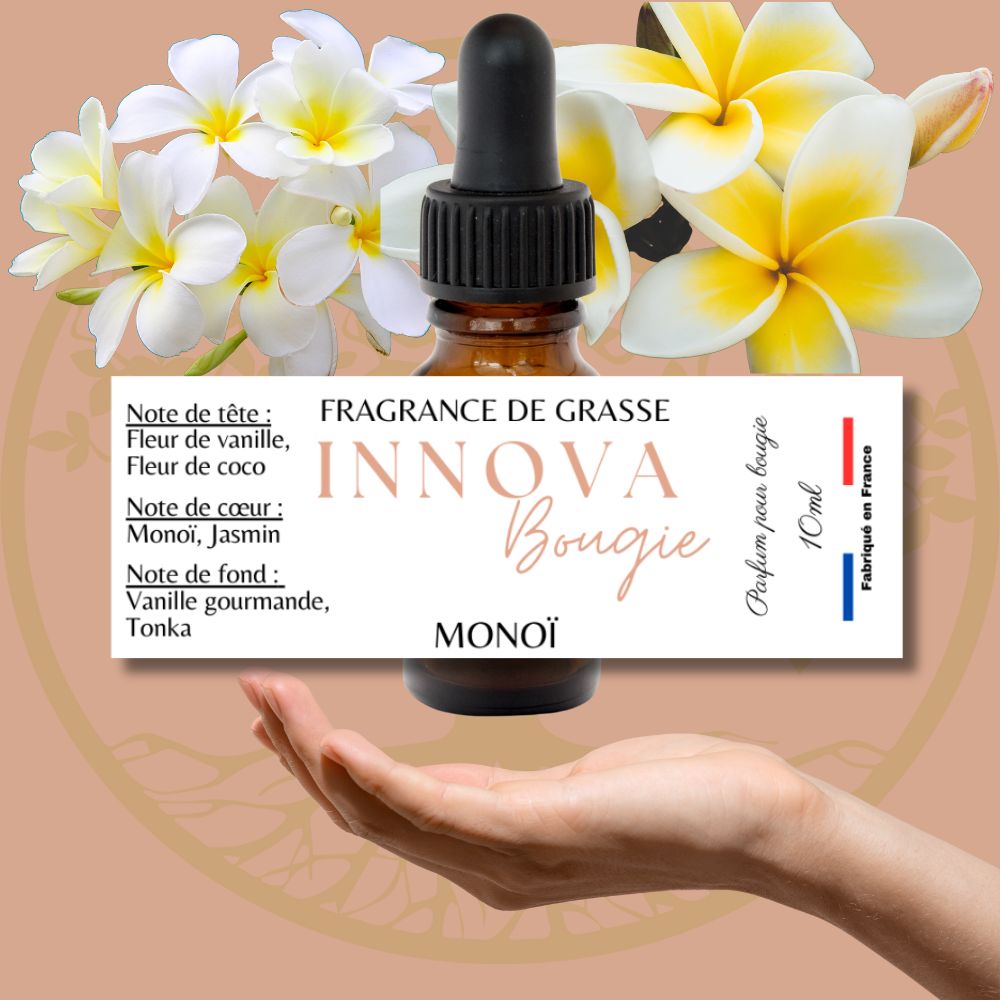 Parfum pour bougie senteur Monoï