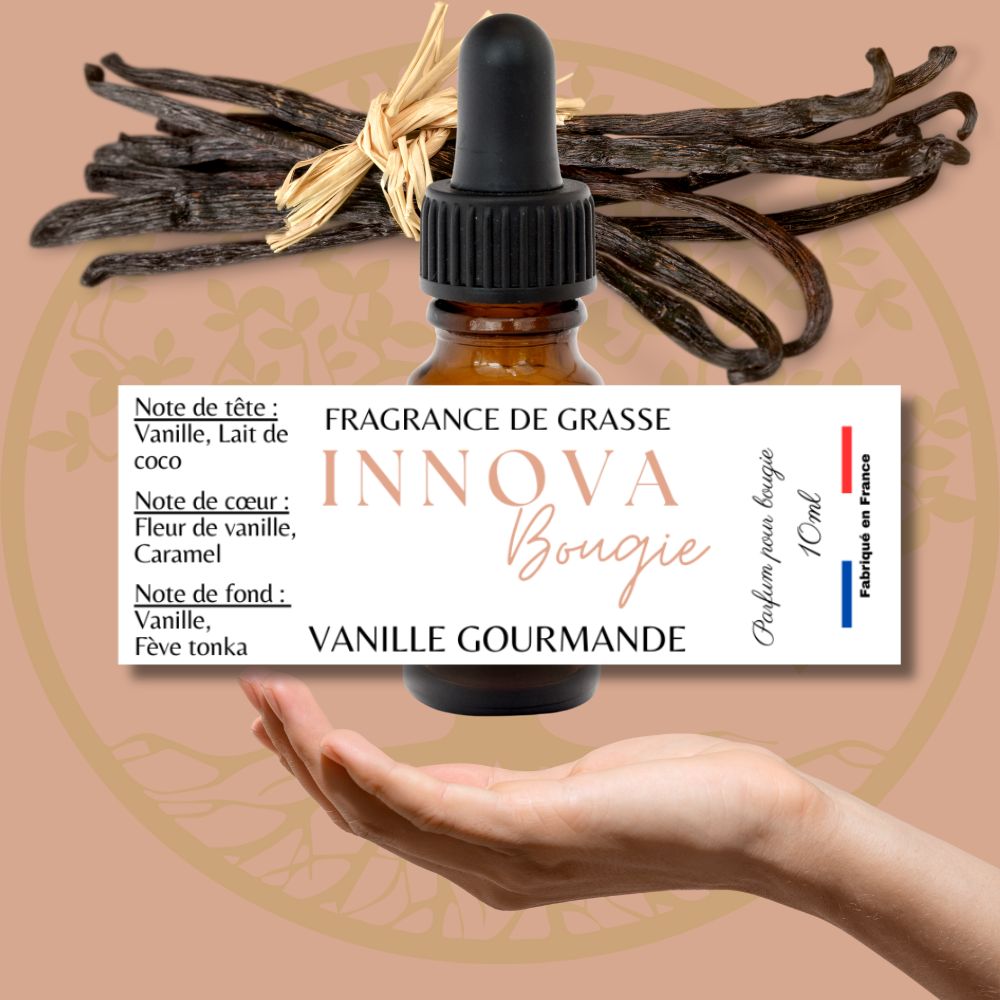 Parfum pour bougie senteur Vanille Caramel