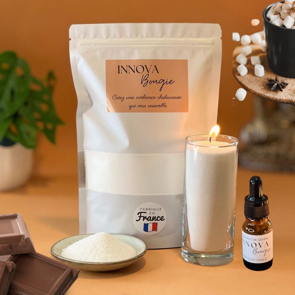 Pack bougie + parfum "INSTANT CACAO"