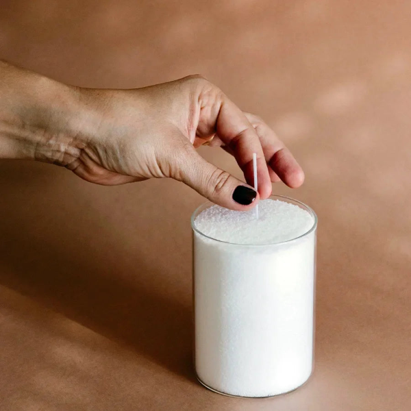 Poudre de Cire Blanche 500g + 20 mèches