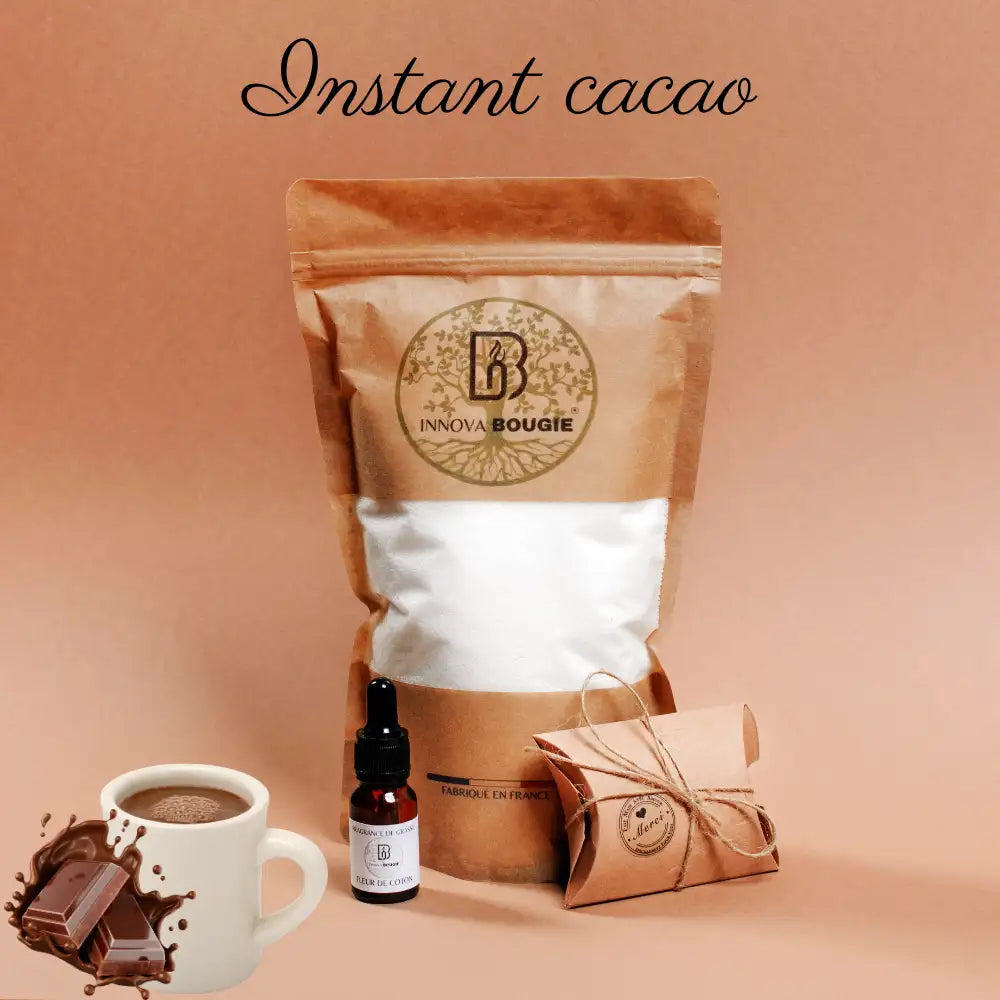 Pack bougie + parfum "INSTANT CACAO"