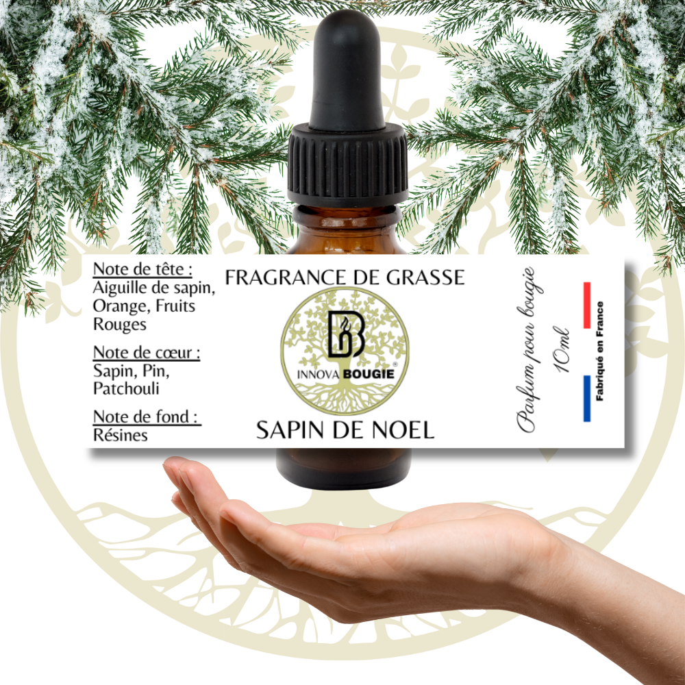 Fragrance pour bougie parfumée sapin de noël