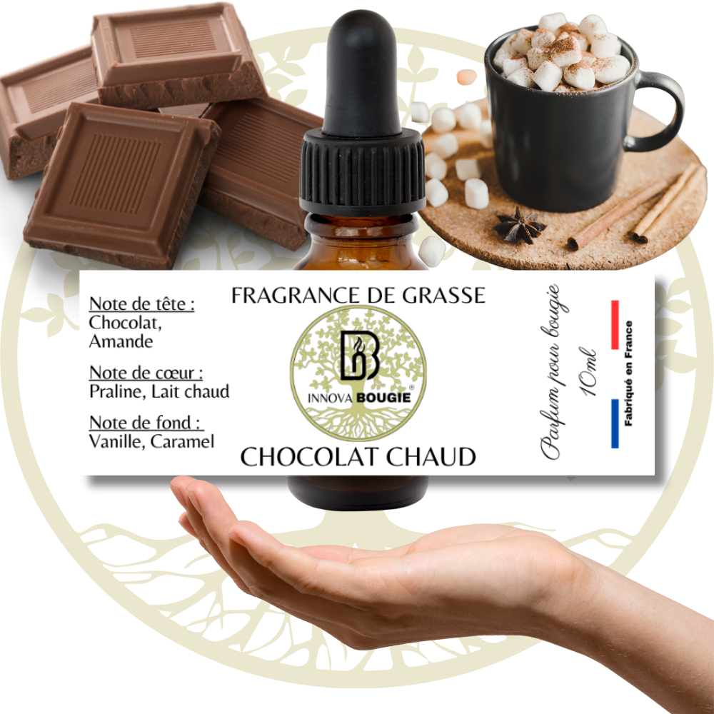 Fragrance pour bougie parfumée chocolat chaud