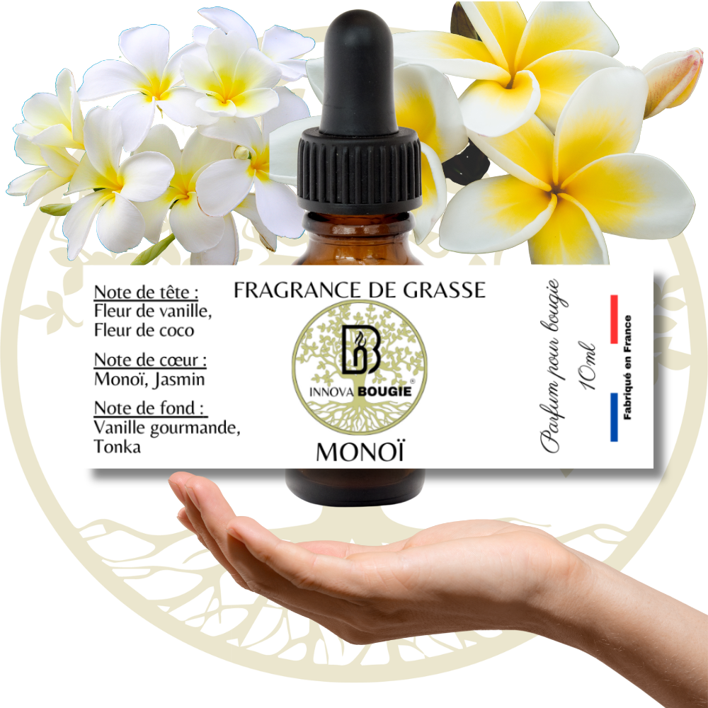 Fragrance pour bougie parfumée monoï